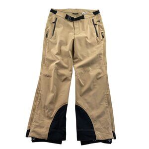 L.L.Bean Men Snow Ski Pants Medium Beige Winter Straight Leg Sportswear Outdoors